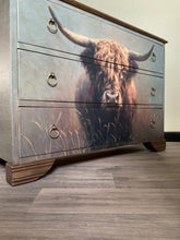 Load image into Gallery viewer, Highland Cow Large Dresser