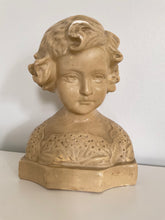 Load image into Gallery viewer, Chalkware Bust (young girl)