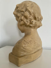 Load image into Gallery viewer, Chalkware Bust (young girl)