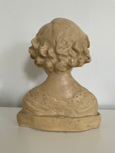 Load image into Gallery viewer, Chalkware Bust (young girl)
