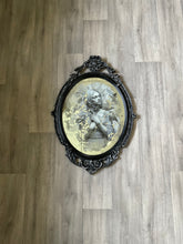Load image into Gallery viewer, Vintage Ornate Framed Mirror with Artistic Portrait