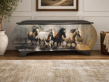 Load image into Gallery viewer, Storage Box-Galloping Horses