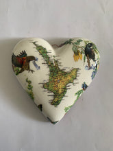 Load image into Gallery viewer, Decoupaged Hanging Hearts x 2