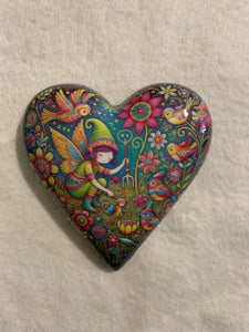 Decoupaged  Hanging Heart