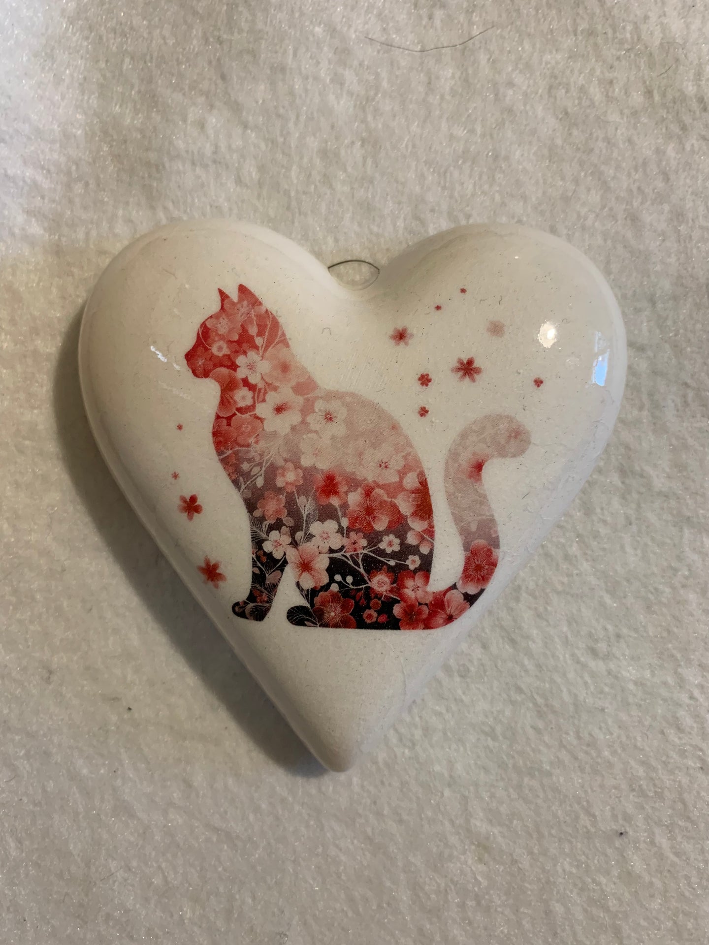 Decoupaged  Hanging Heart