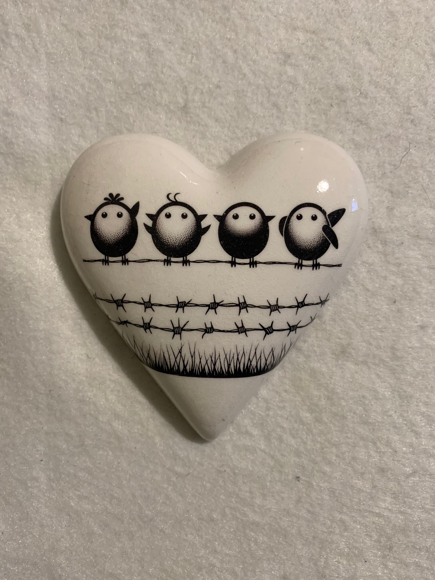 Decoupaged  Hanging Heart