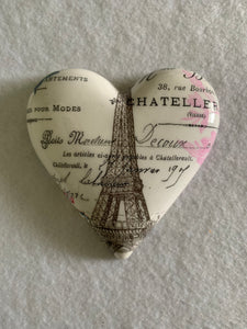 Decoupaged  Hanging Heart