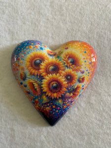 Decoupaged  Hanging Heart