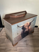 Load image into Gallery viewer, Highland Cow Large Dresser
