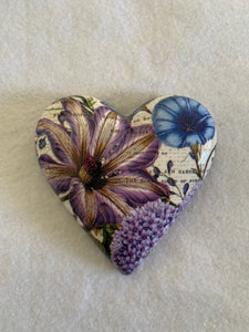 Decoupaged  Hanging Heart