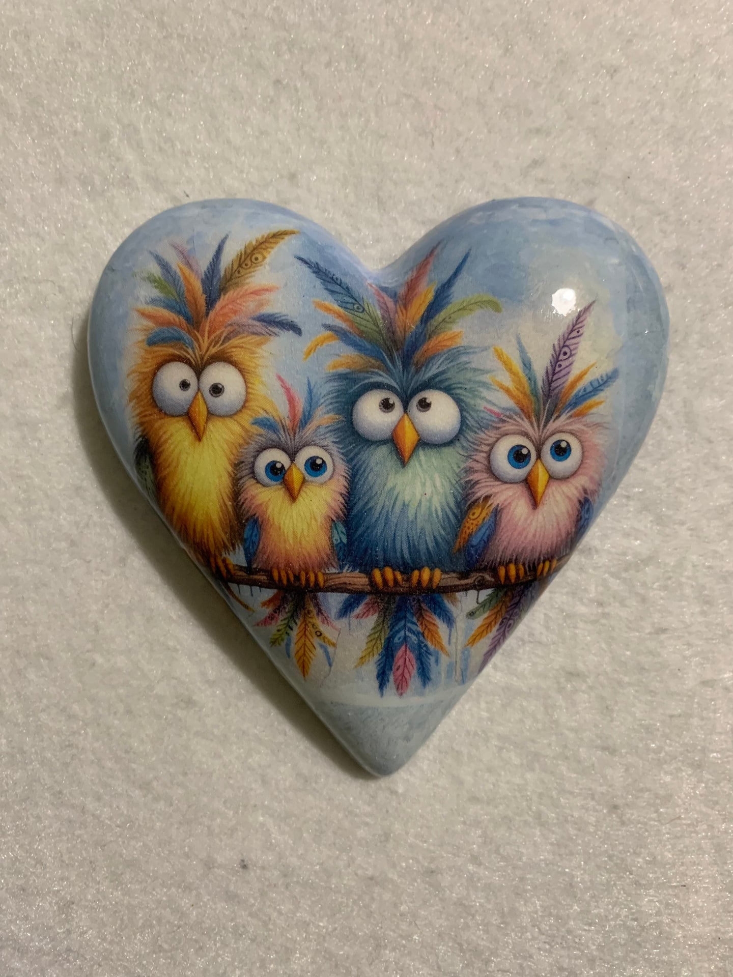 Decoupaged  Hanging Heart