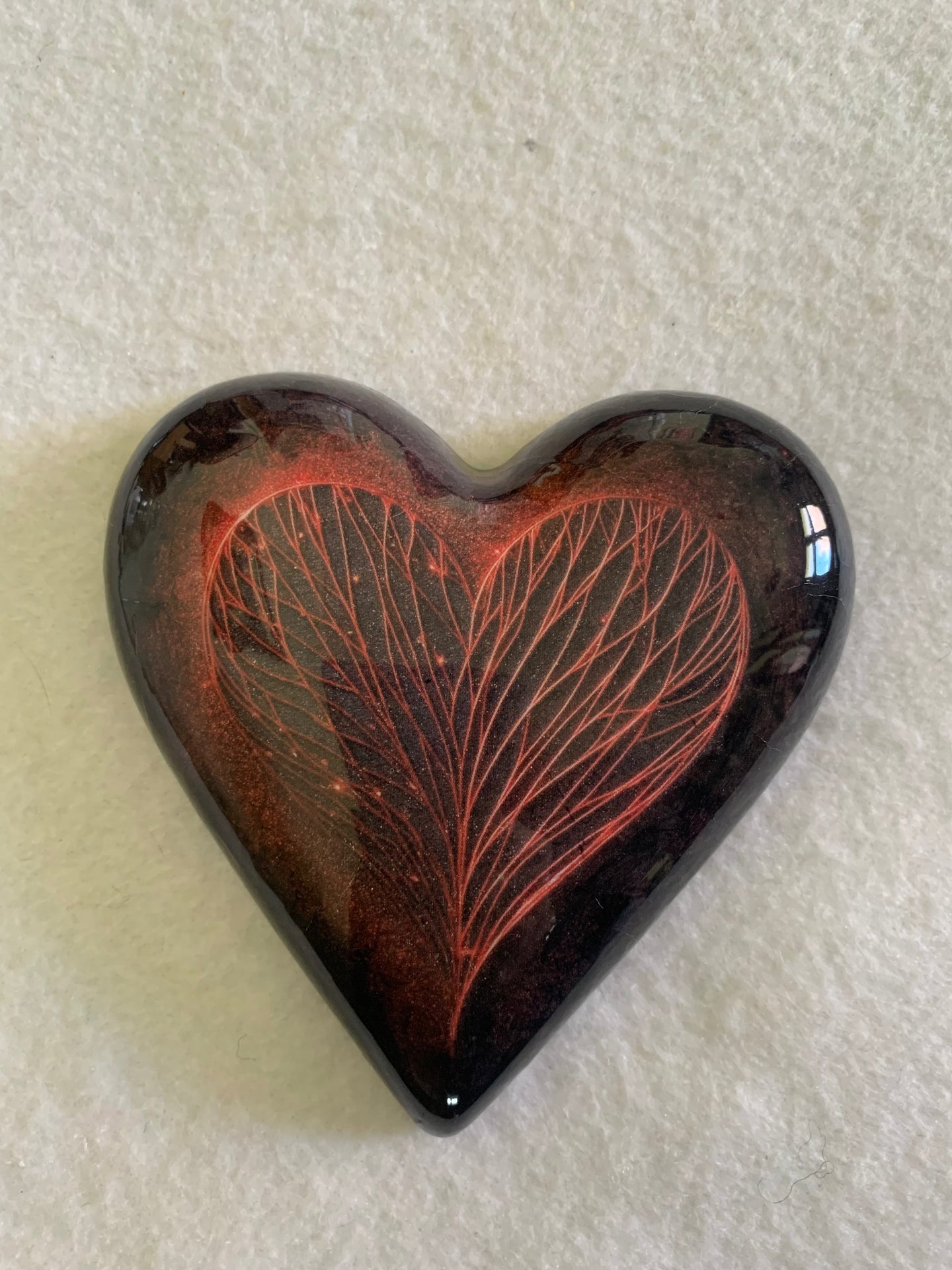 Decoupaged  Hanging Heart