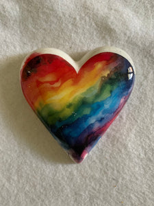 Decoupaged  Hanging Heart