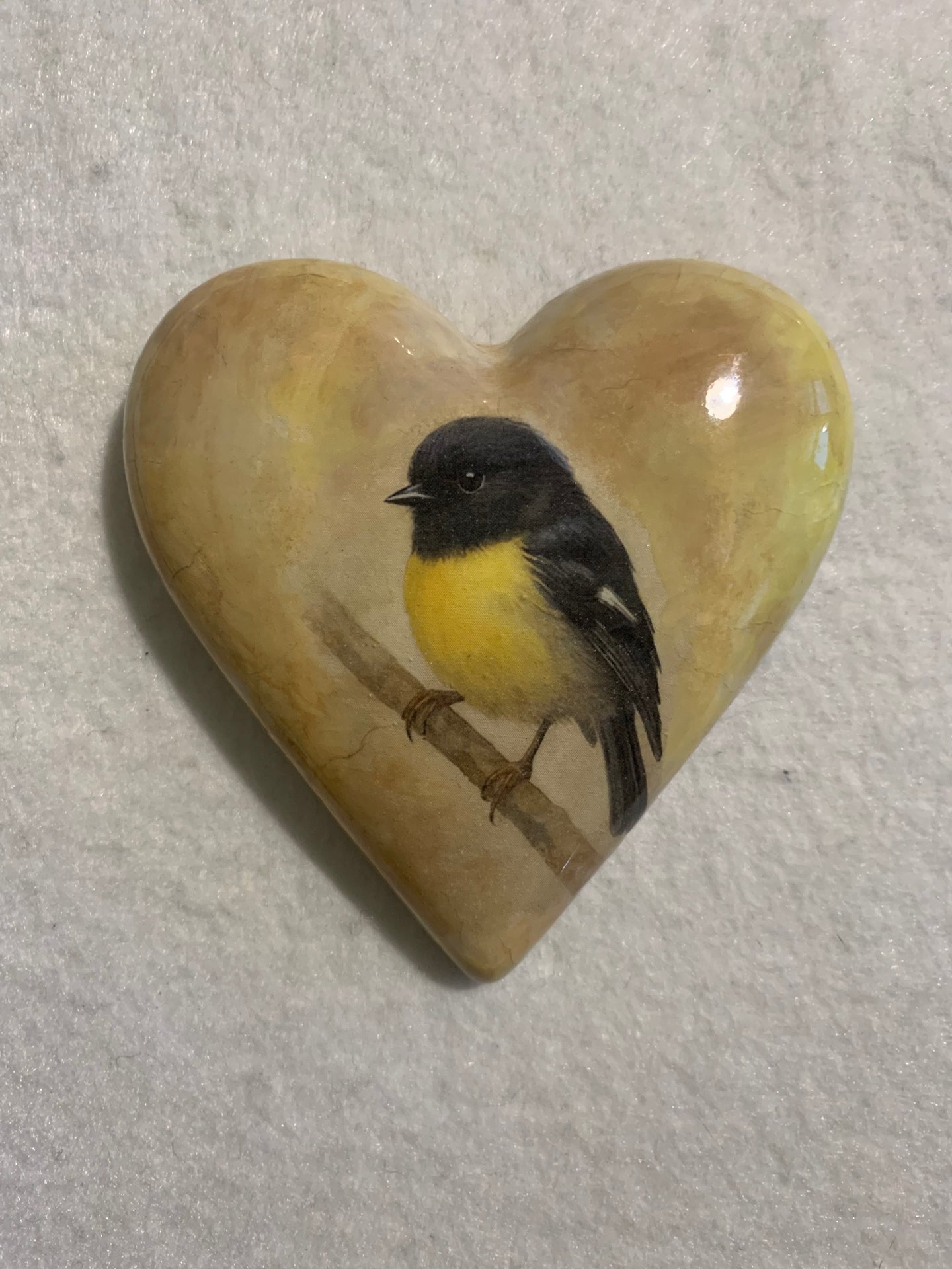 Decoupaged  Hanging Heart