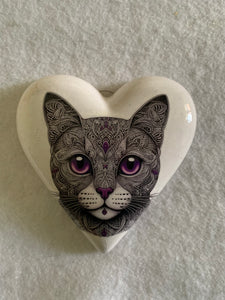 Decoupaged  Hanging Heart