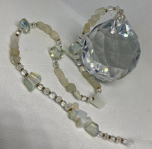 Load image into Gallery viewer, Large Hanging Crystal-Moonstone
