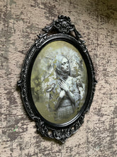 Load image into Gallery viewer, Vintage Ornate Framed Mirror with Artistic Portrait
