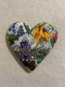 Decoupaged  Hanging Heart