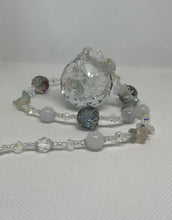 Load image into Gallery viewer, Hanging Crystal-White agate &amp;  Morganite
