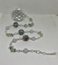 Load image into Gallery viewer, Hanging Crystal-White agate &amp;  Morganite

