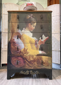Hand-Painted Dresser – A Moment in Time
