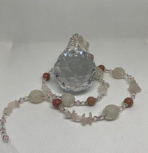 Load image into Gallery viewer, Hanging Crystal-Rose Quartz
