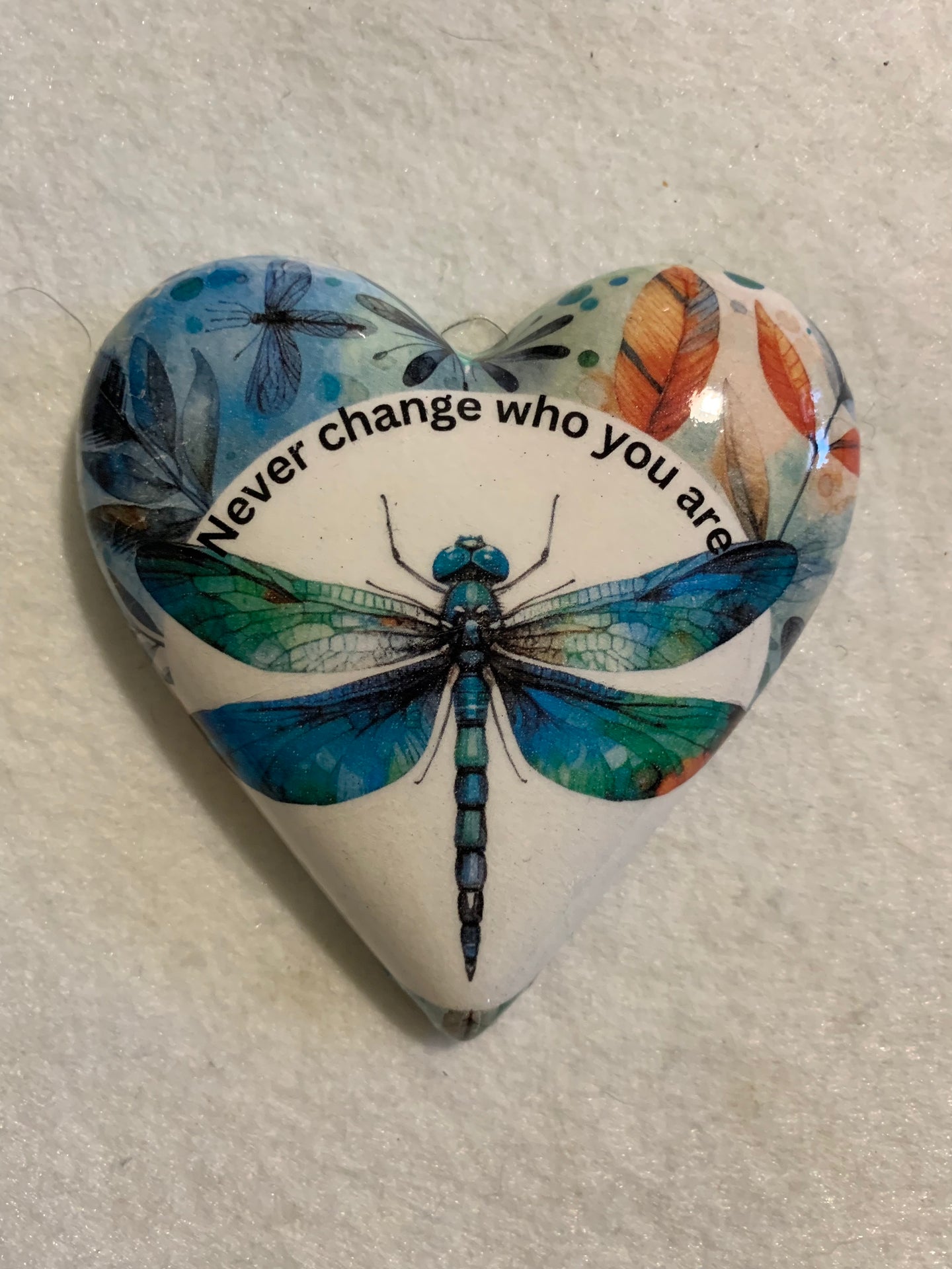 Decoupaged  Hanging Heart