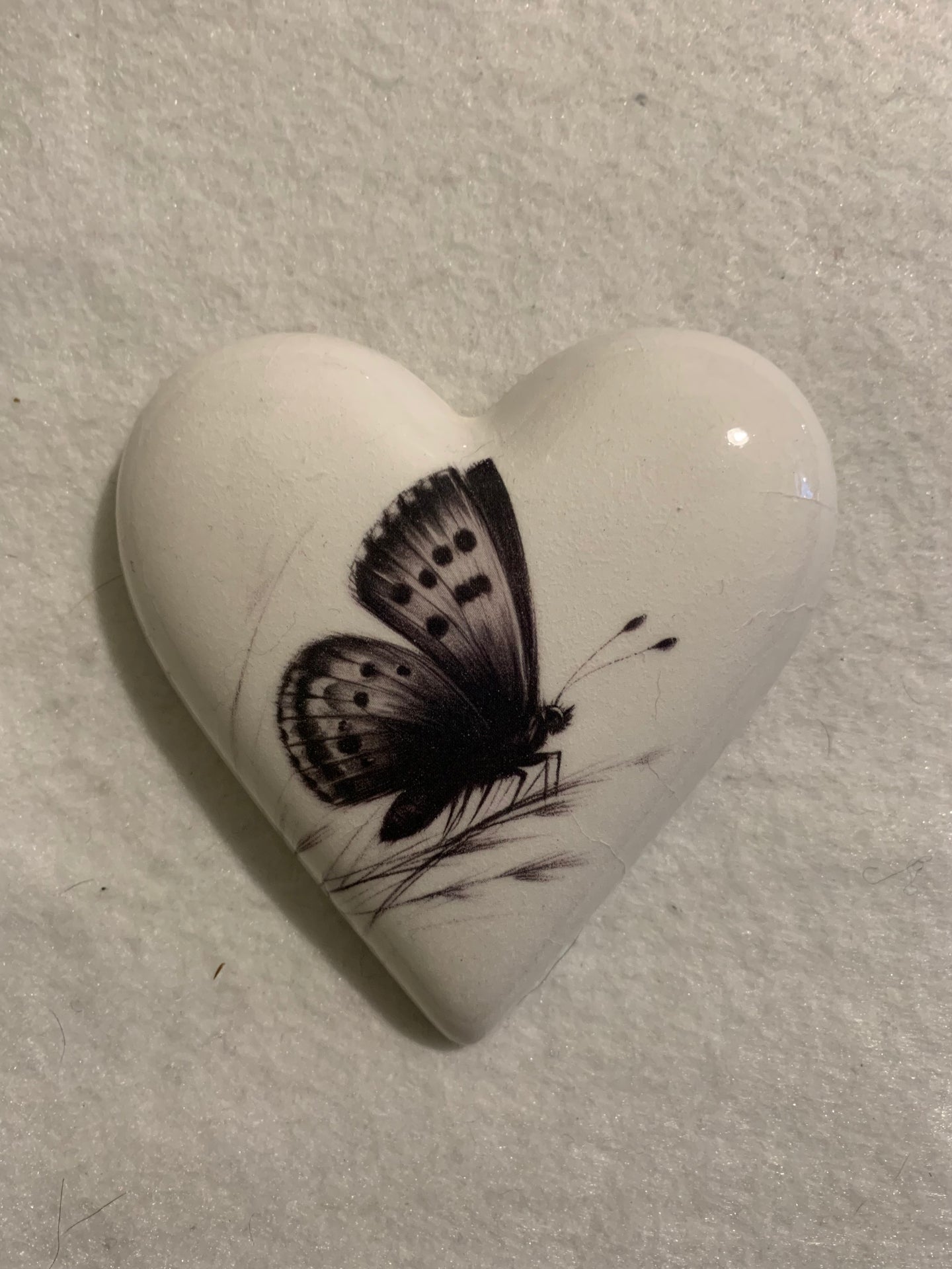 Decoupaged  Hanging Heart