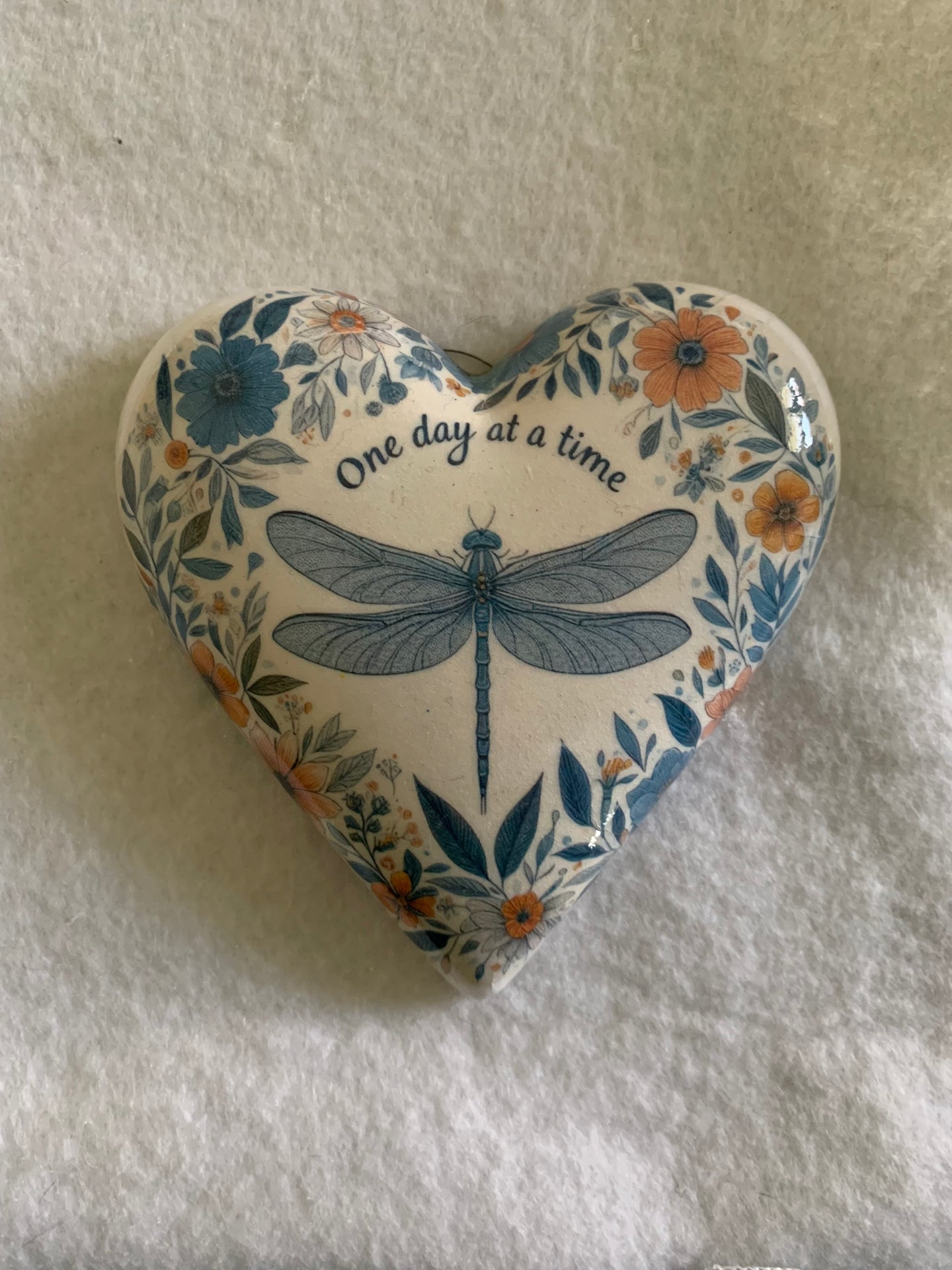 Decoupaged  Hanging Heart