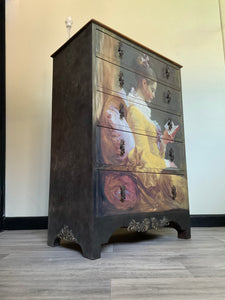 Hand-Painted Dresser – A Moment in Time