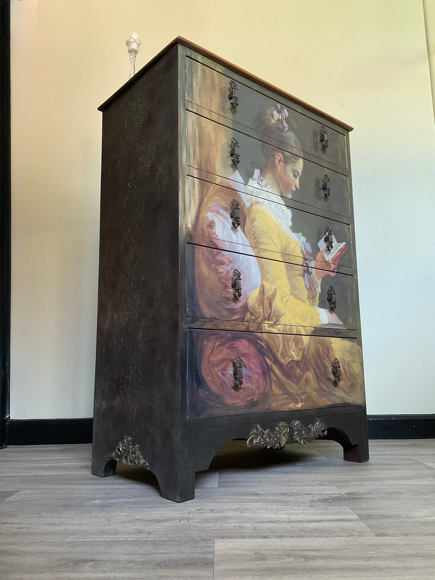 Hand-Painted Dresser – A Moment in Time