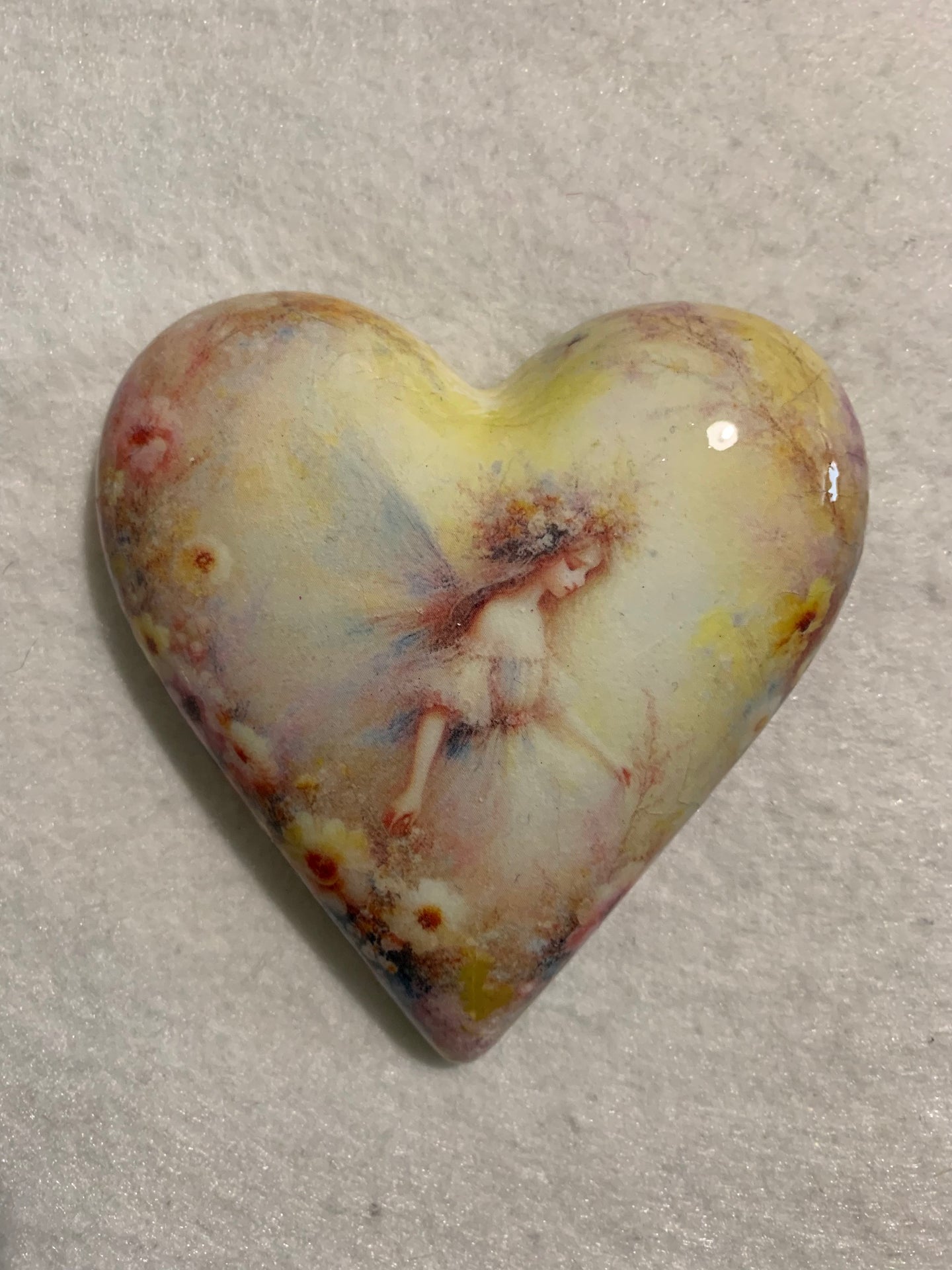 Decoupaged  Hanging Heart