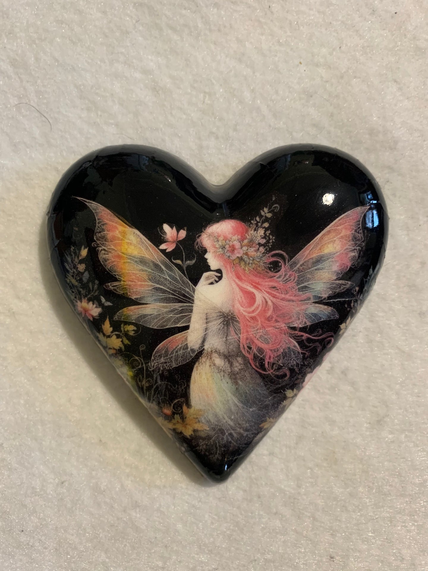 Decoupaged  Hanging Heart