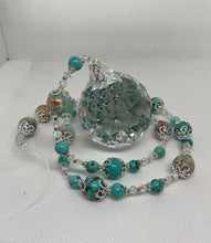 Load image into Gallery viewer, Hanging Crystal-Turquoise
