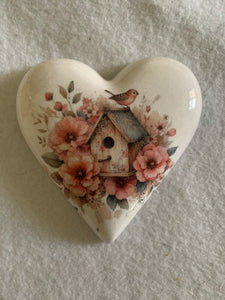 Decoupaged  Hanging Heart