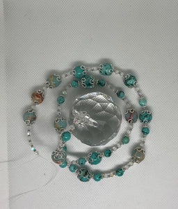 Hanging Crystal-Turquoise