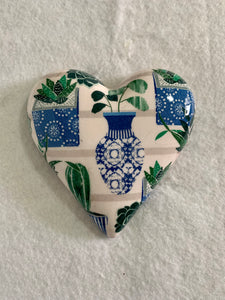 Decoupaged  Hanging Heart