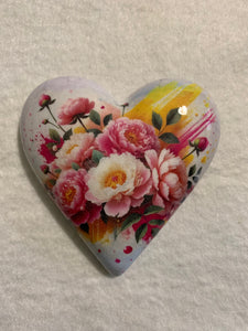 Decoupaged  Hanging Heart