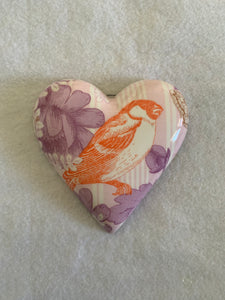 Decoupaged  Hanging Heart