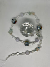 Load image into Gallery viewer, Hanging Crystal-White agate &amp;  Morganite
