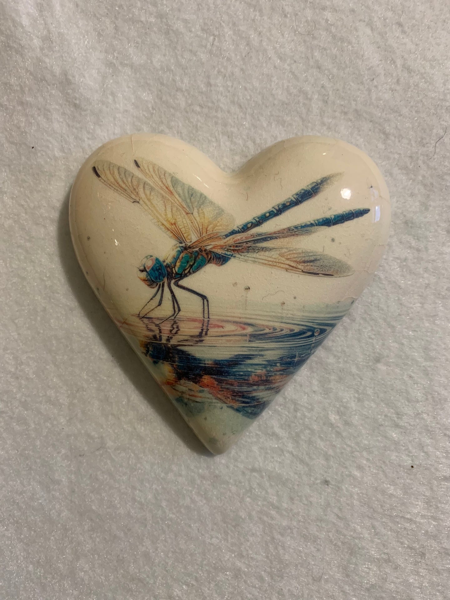 Decoupaged  Hanging Heart