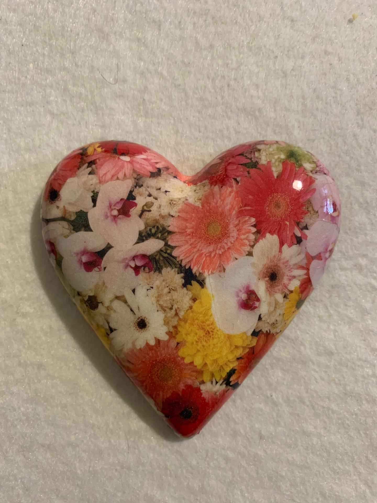 Decoupaged  Hanging Heart