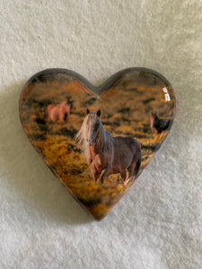 Decoupaged  Hanging Heart