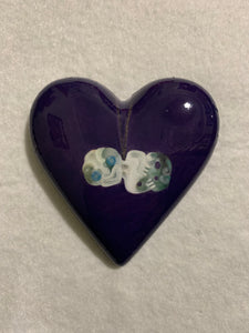 Limited Edition Heart-Purple Tiki