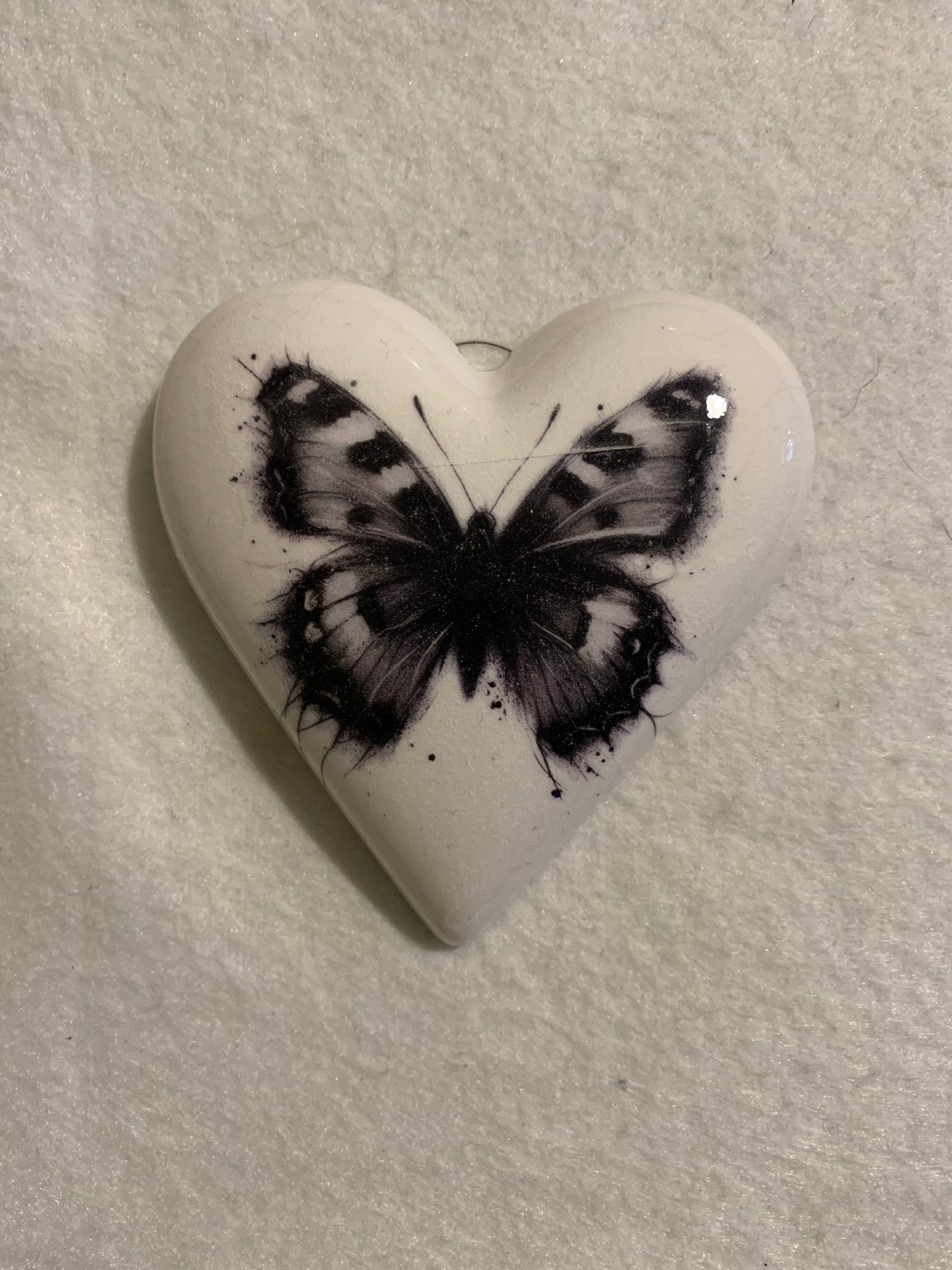 Decoupaged  Hanging Heart