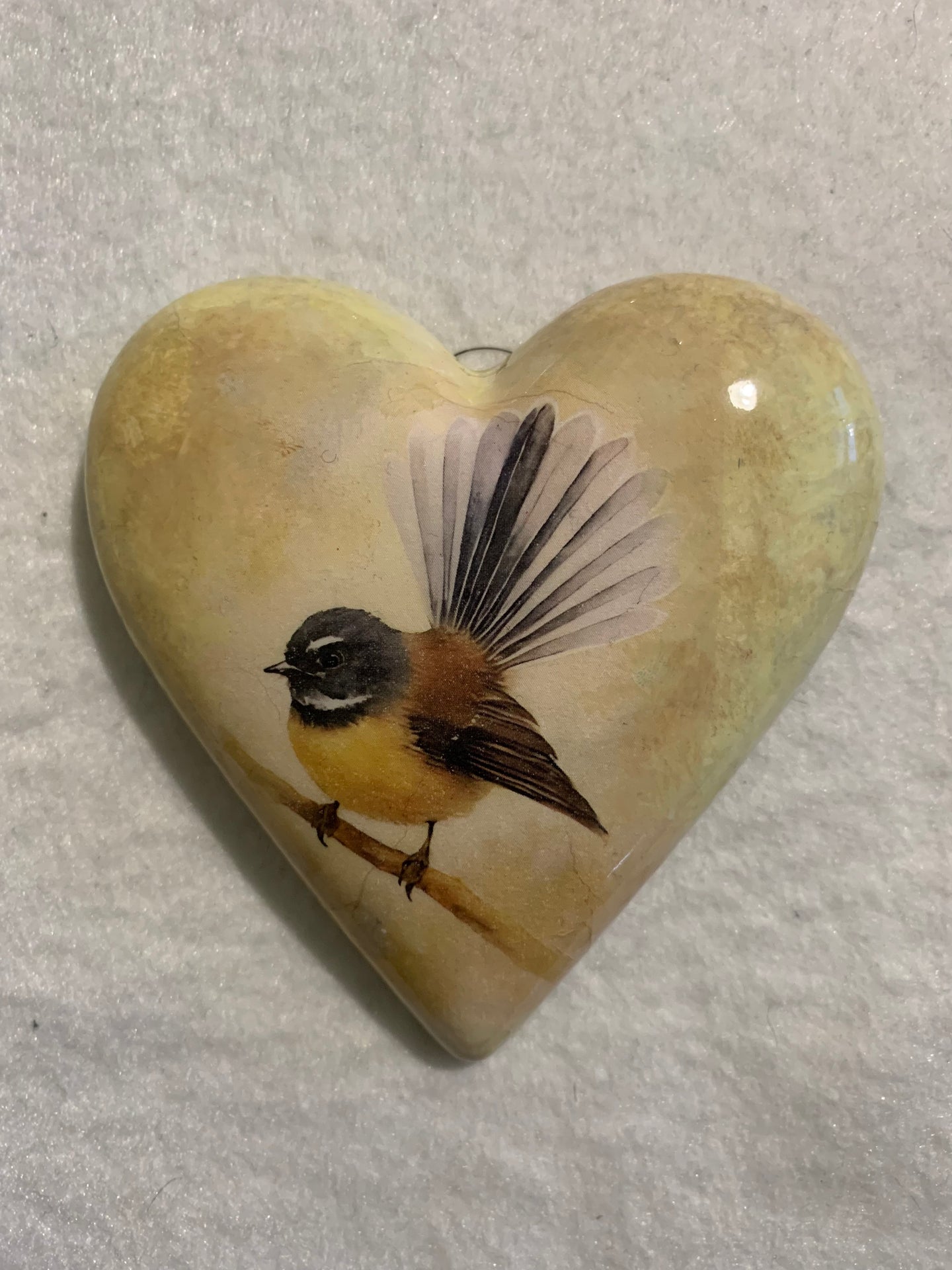 Decoupaged  Hanging Heart