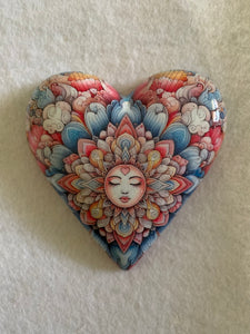 Decoupaged  Hanging Heart