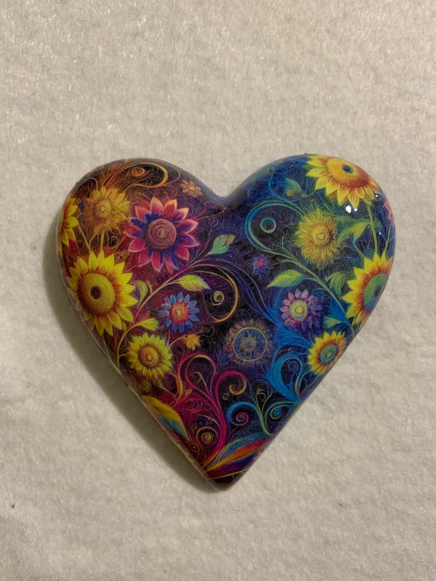 Decoupaged  Hanging Heart