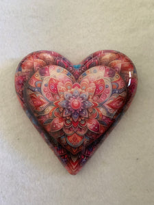 Decoupaged  Hanging Heart