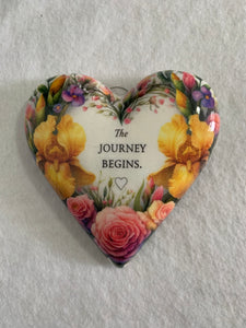 Decoupaged  Hanging Heart